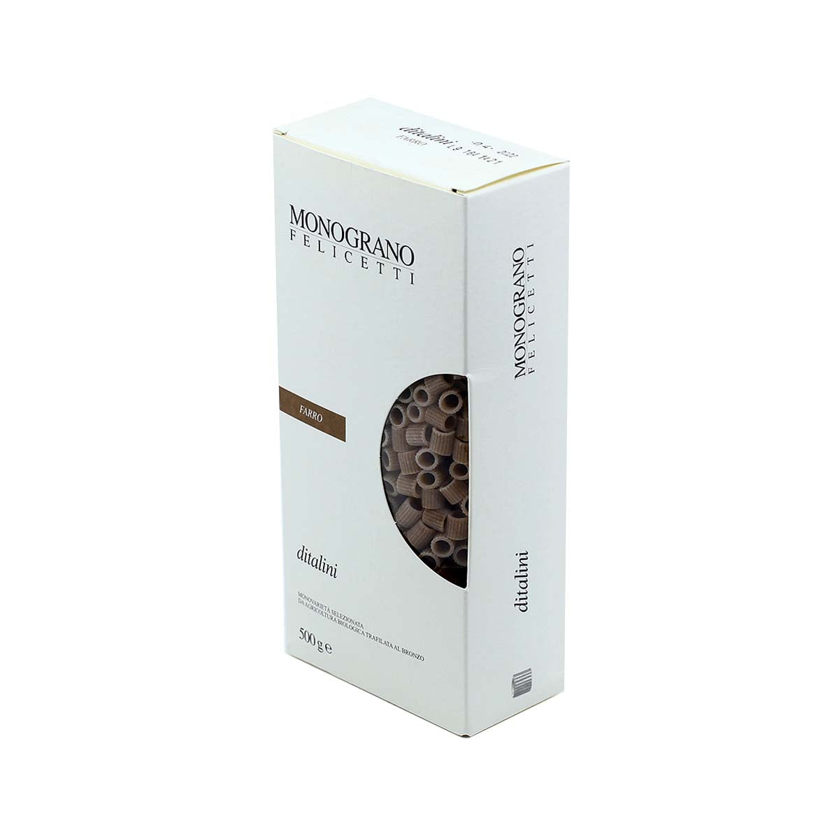 Monograno Felicetti Farro Ditalini Organic Pasta 500g (17.6oz) - Aster Premium