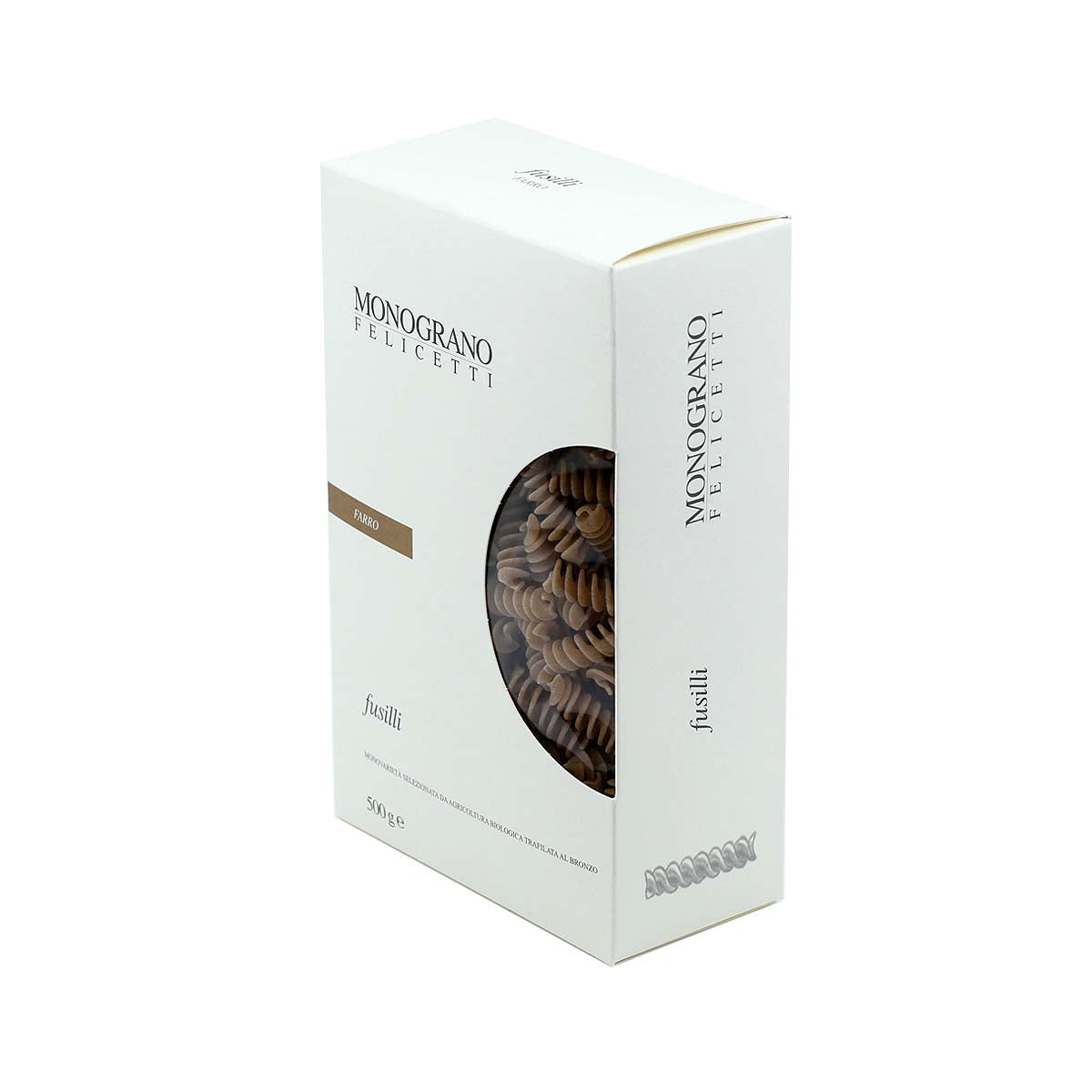 Monograno Felicetti Farro Fusilli Organic Dry Pasta - Aster Premium