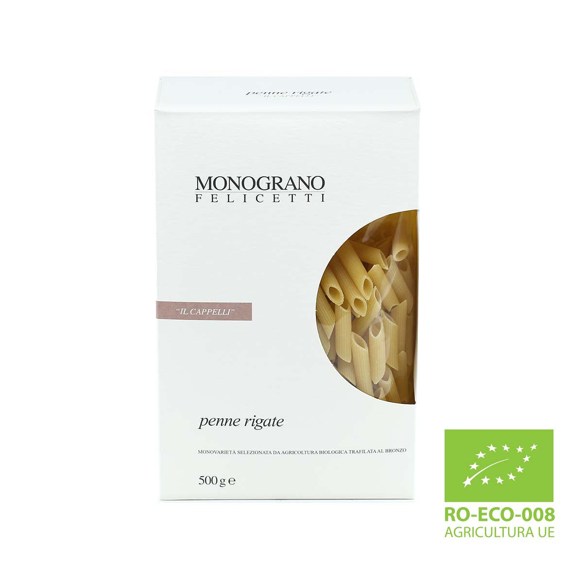 Monograno Felicetti Il Cappelli Penne Rigate Organic Pasta