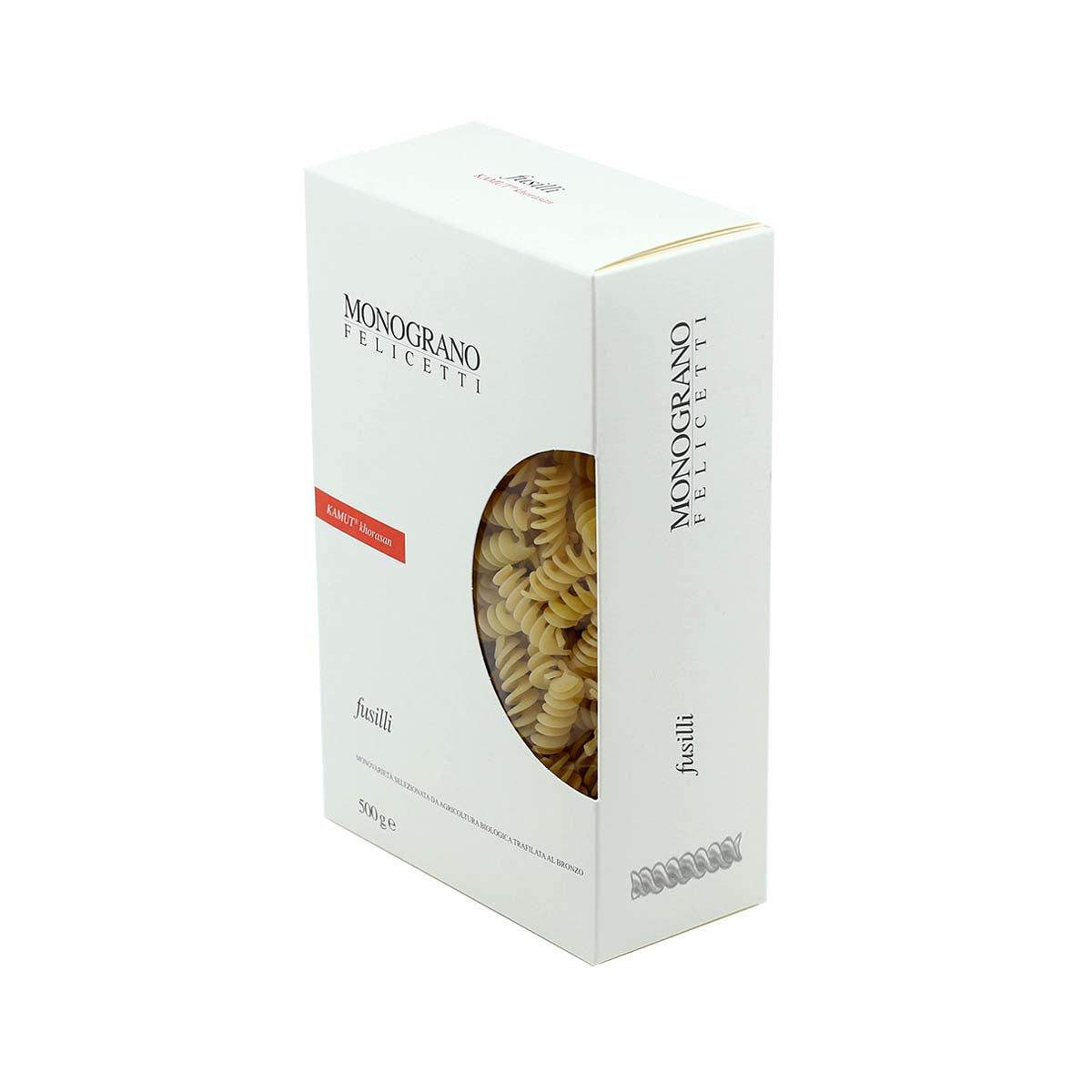 Monograno Felicetti Kamut Khorasan Fusilli Organic Pasta 500g (17.6oz) - Aster Premium