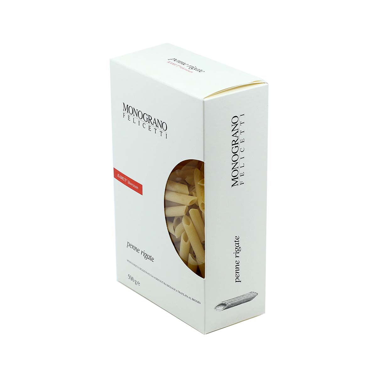 Monograno Felicetti Kamut Khorasan Penne Rigate Organic Pasta (17.6oz) - Aster Premium