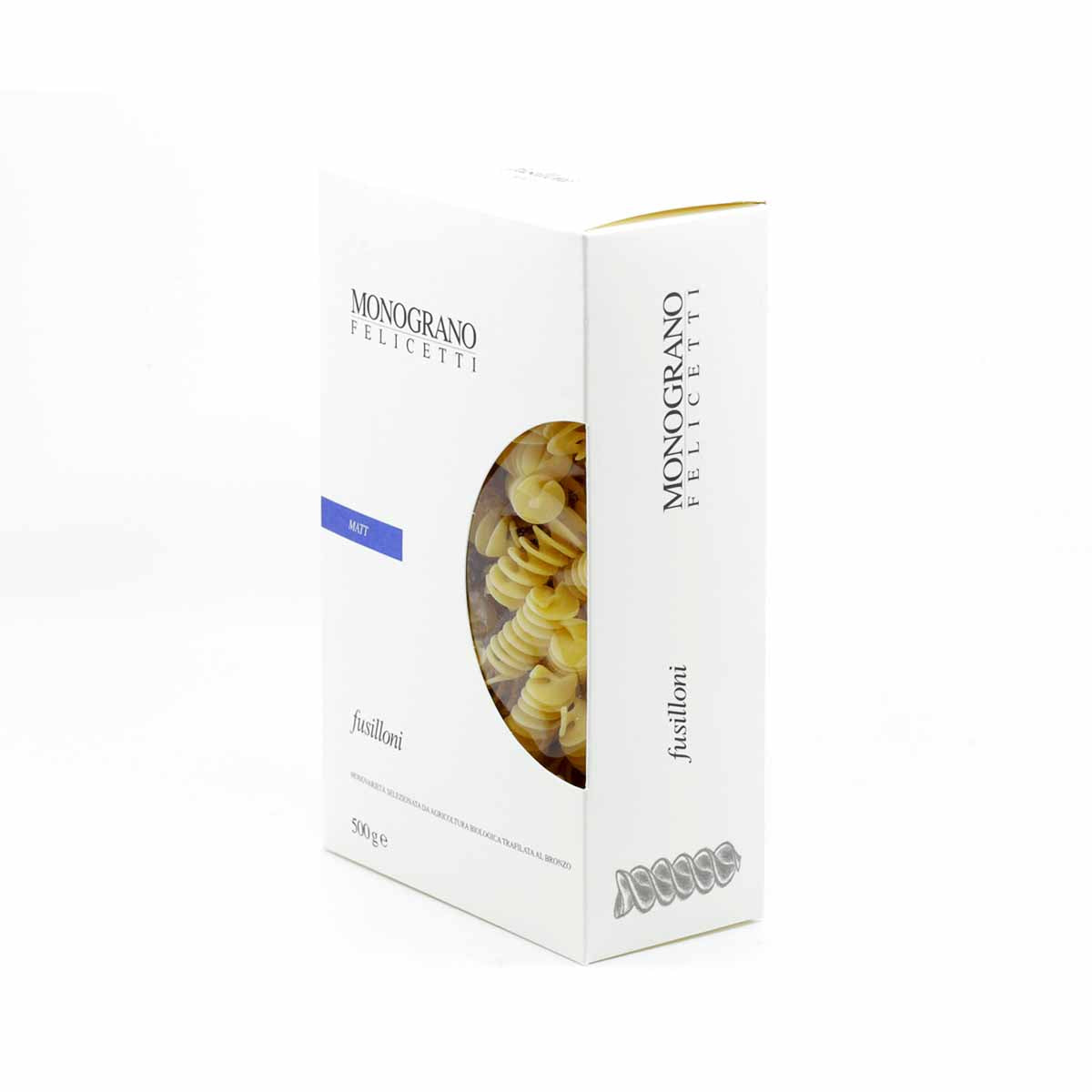 Monograno Felicetti  Pasta - Fusilloni Organic Pasta 500g (17.6oz) - Aster Premium