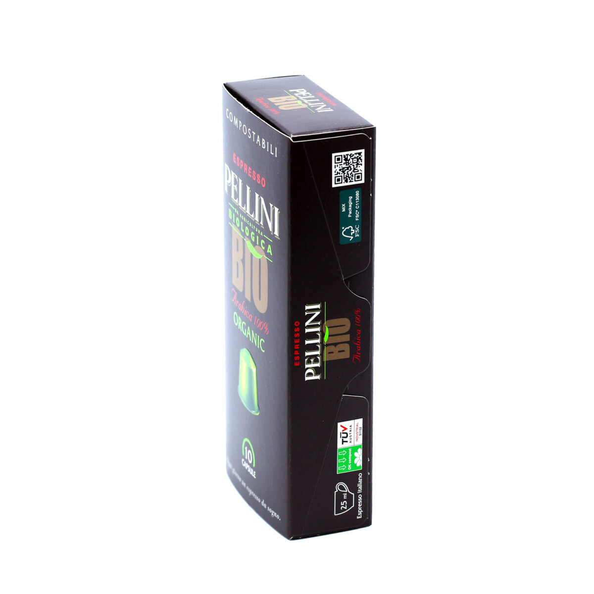 Pellini Bio Nespresso-compatible coffee capsules 10x5g - Aster Premium