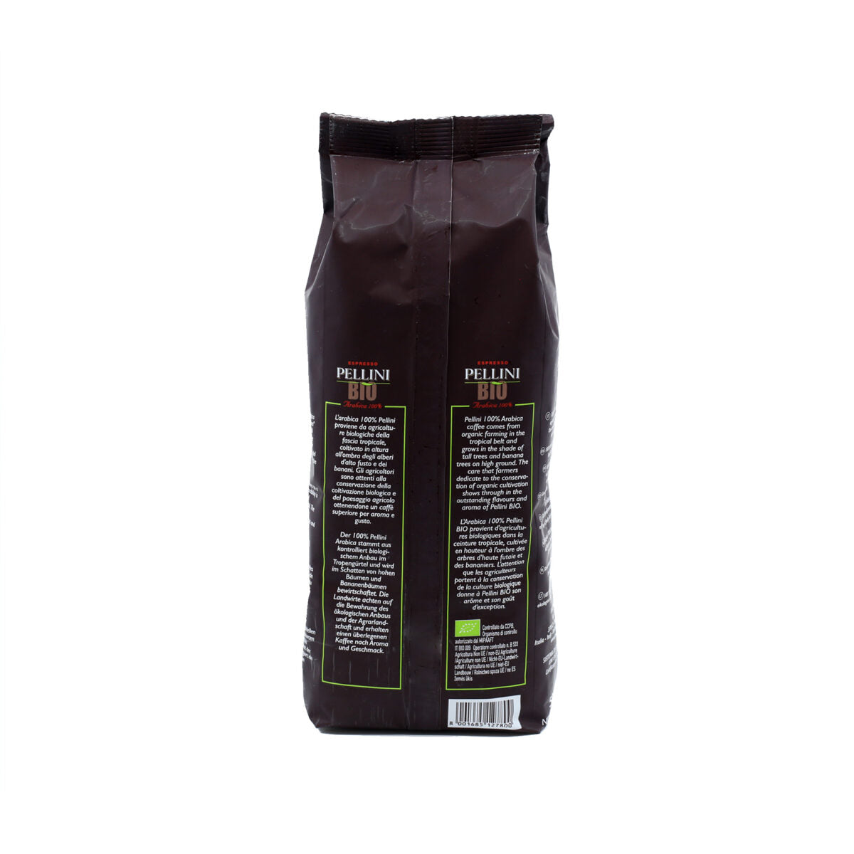 Pellini Bio Coffee Beans 100% Arabica 500g (17.65oz) - Aster Premium