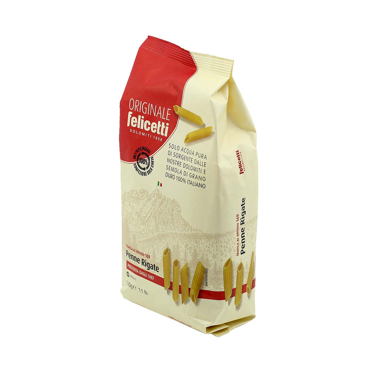 Pasta Felicetti Originale Penne Rigate N°169 - 500g (17.6oz)- Aster Premium