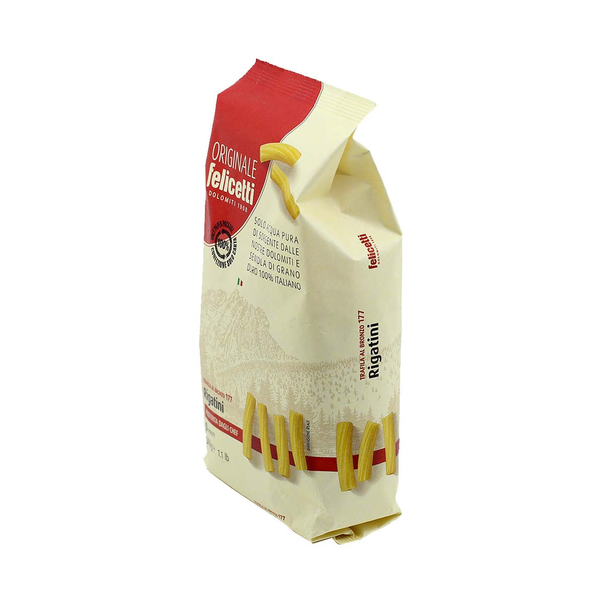 Pasta Felicetti Originale Rigatini N°177 - 500g (17.6oz)- Aster Premium