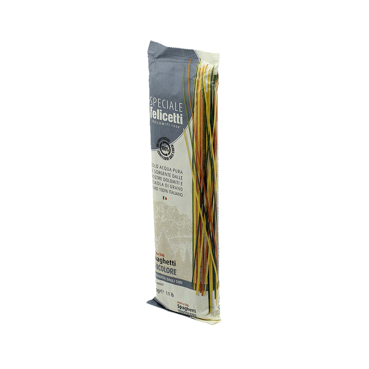 Felicetti Speciale Pasta - N°546 Tricolore Spaghetti 500g (17.6oz)