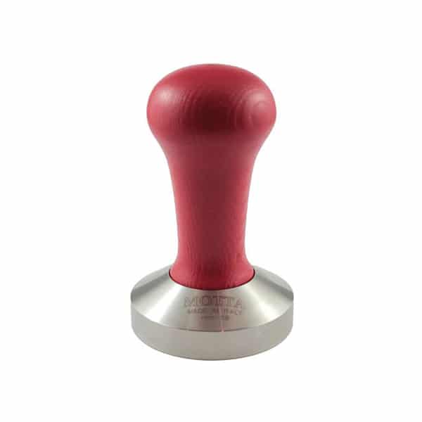 Motta Coffee Tamper 58mm Flat Base - Red Wood